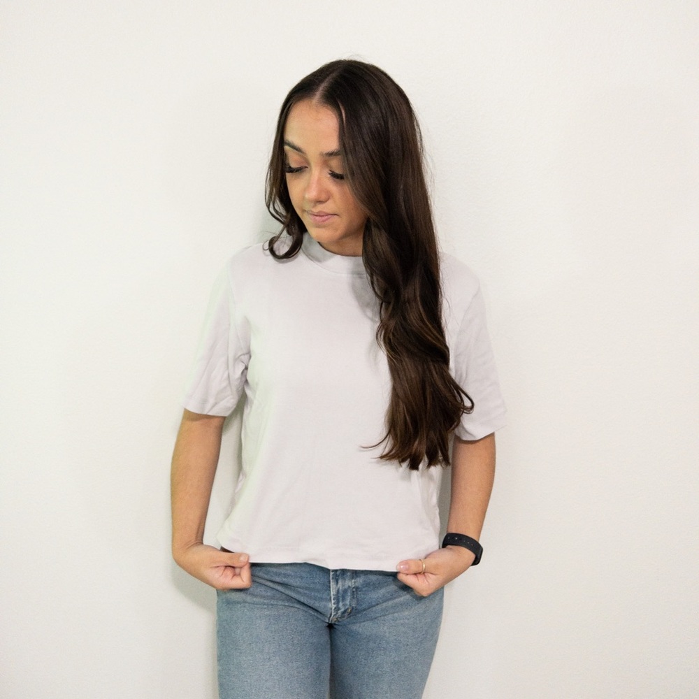 Evereve — Michael Stars Blake Tee in Cement